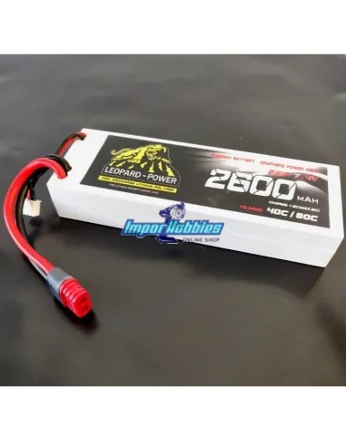 Batería Lipo Stick 2S 7.4V 2600mah 80C Graphene caja dura T-Deans Leopard Power LPG-FS2-2600 - Baterías Lipo 2S - 7.4V & 7.6V HV