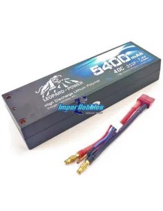 Accu Lipo Stick 2S 7.4V 5400mah 40C / 80C Boitier Rigide Leopard Power LP2-5400-40 - Accu Lipo 2S - 7.4V & 7.6V HV