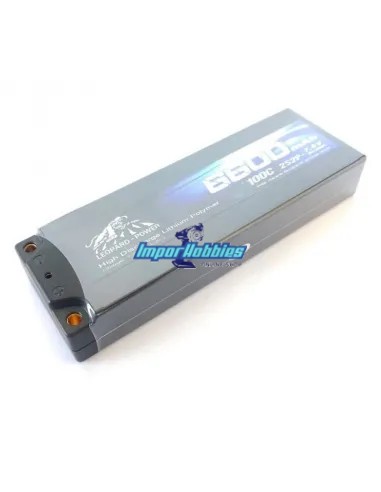 Accu Lipo Stick 2S HV 7.6V 6600mah 100C / 200C Boitier Rigide Leopard Power LP2HV-6600-100 - Accu Lipo 2S - 7.4V & 7.6V HV