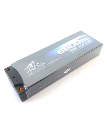 Lipo Battery - Stick 2S HV 7.6V 6600mah 100C / 200C Hard Case Leopard Power LP2HV-6600-100 - Lipo Batteries - 2S - 7.4V & 7.6V H