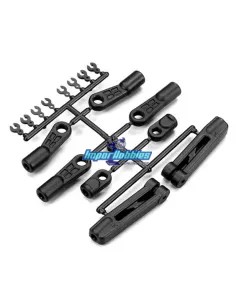 Triangles superieurs avant (2 U.) Kyosho Inferno MP9 TKI2 / TKI3 / TKI4 IF428B - Kyosho Inferno MP9 TKI2 / TKI3 - Pièces detaché