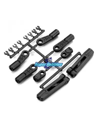 Trapecio superior delantero (2 Uds.) Kyosho Inferno MP9 TKI2 / TKI3 / TKI4 IF428B - Kyosho Inferno MP9 TKI2 / TKI3 - Repuesto y 