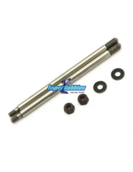 Vástagos de amortiguador 3.5x66mm - Para IS215 (2 Uds.) Kyosho Inferno MP9 / MP10 / MP10T IS215-02 - Kyosho MP9e TKI4 Eléctrico 