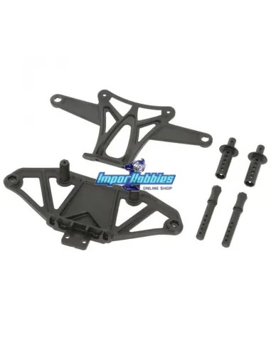 Bumper delantero & soportes de carrocería Hobao Hyper VT / VTe 85036 - Hobao Hyper VT & VTe Nitro - Eléctrico