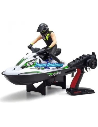 Moto de agua Kyosho Wave Chopper 2.0 Blanca / Verde 1/6 Readyset KT-231P+ 2.4Ghz 40211T1 - Modelos y kits de barcos y embarcacio