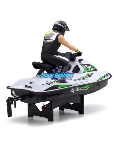 Motomarine Kyosho Wave Chopper 2.0 Blanc / Vert 1/6 Readyset KT-231P+ 2.4Ghz 40211T1 - Modèles et kits de bateaux