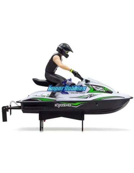 Moto de agua Kyosho Wave Chopper 2.0 Blanca / Verde 1/6 Readyset KT-231P+ 2.4Ghz 40211T1 - Modelos y kits de barcos y embarcacio