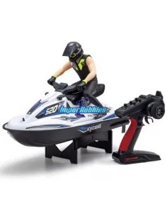 Moto de agua Kyosho Wave Chopper 2.0 Blanca / Azul 1/6 Readyset KT-231P+ 2.4Ghz 40211T2 - Modelos y kits de barcos y embarcacion