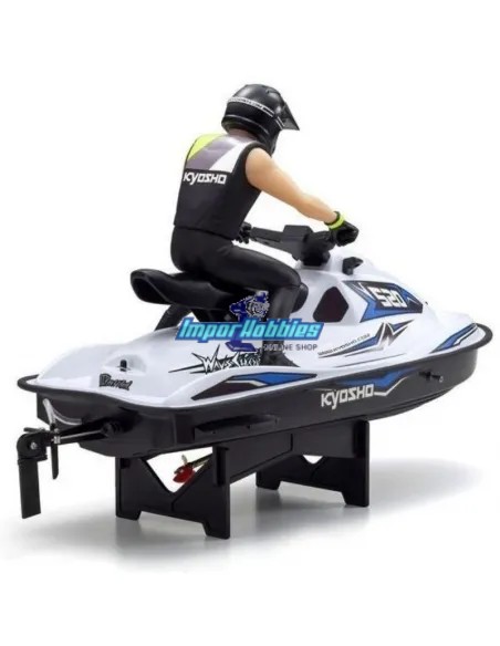 Motomarine Kyosho Wave Chopper 2.0 Blanc / Bleu 1/6 Readyset KT-231P+ 2.4Ghz 40211T2 - Modèles et kits de bateaux