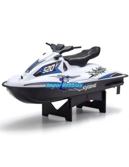 Motomarine Kyosho Wave Chopper 2.0 Blanc / Bleu 1/6 Readyset KT-231P+ 2.4Ghz 40211T2 - Modèles et kits de bateaux