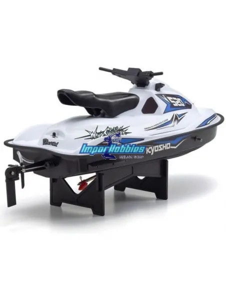 Motomarine Kyosho Wave Chopper 2.0 Blanc / Bleu 1/6 Readyset KT-231P+ 2.4Ghz 40211T2 - Modèles et kits de bateaux