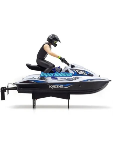 Motomarine Kyosho Wave Chopper 2.0 Blanc / Bleu 1/6 Readyset KT-231P+ 2.4Ghz 40211T2 - Modèles et kits de bateaux
