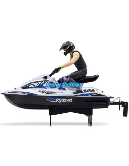 Motomarine Kyosho Wave Chopper 2.0 Blanc / Bleu 1/6 Readyset KT-231P+ 2.4Ghz 40211T2 - Modèles et kits de bateaux