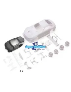 White Body Painting 98mm Kyosho Mini-Z MR-03 / RWD Mercedes AMG GT3 MZN198 - Body Shells to Paint - White Kyosho Mini-Z