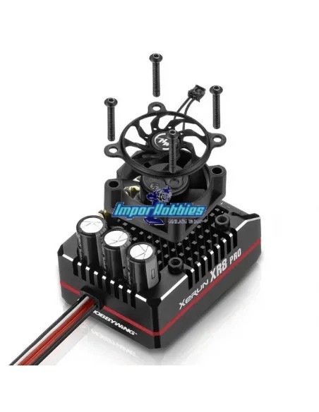 Combo Variador - Motor Hobbywing Xerun XR8 Pro G2 200A Sensor - 1900Kv 4268 G3 1/8 Off-Road 38020427 - Variadores 1/8