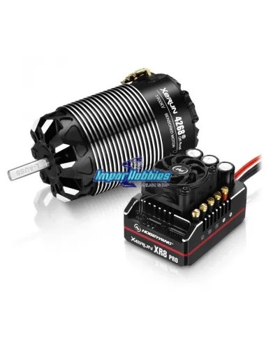 Combo Variador - Motor Hobbywing Xerun XR8 Pro G2 200A Sensor - 1900Kv 4268 G3 1/8 Off-Road 38020427 - Variadores 1/8