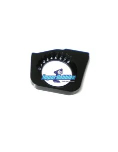 Soporte aluminio rodamiento delantero derecho ajustable KM Racing HK-1 HK101R-A - KM H-K1 - Ultimas Unidades - En Liquidación