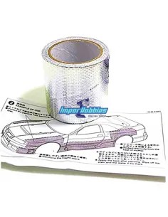 Cinta aluminio protectora y reparadora carrocerías lexan 50x4000mm Fussion FS-WT003 - Cintas adhesivas de refuerzo y fijación 2