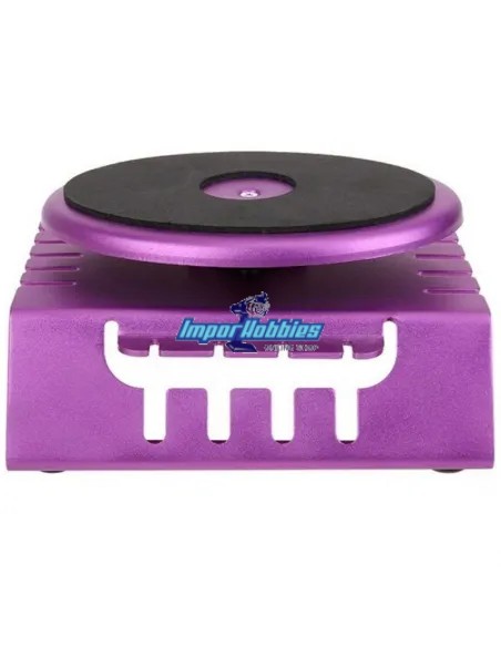 Support pivotant en aluminium violet pour voiture 1/10 & 1/8 Fussion FS-B01 - Stands de maintenance