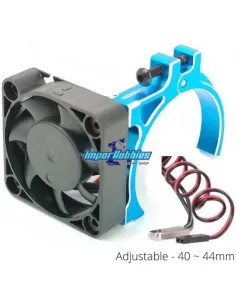 Adjustable 40-44mm Blue Heatsink Kit For Electric Motor 1/8 Buggy - Truggy - GT Fussion FS-PD032 - Electric Motor Cooling Suppor