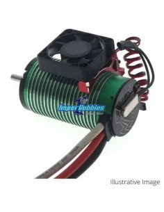 Kit de soporte ajustable azul 40-44mm con ventilador para motor eléctrico 1/8 Buggy - Truggy Fussion FS-PD032 - Soportes y disip 2