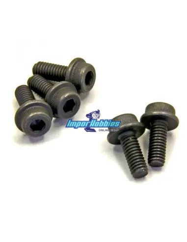 Tornillos 4x10mm BTR bancada / soporte motor (5 Uds.) Kyosho 1-S24010F - Kyosho Inferno MP9 TKI2 / TKI3 - Repuesto y opciones