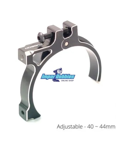Soporte ajustable negro 40-44mm para motor eléctrico 1/8 Buggy - Truggy Fussion FS-PD021 - Soportes y disipadores de refrigeraci