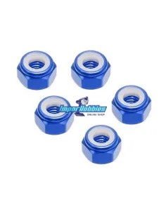 Tuercas de rueda autoblocantes azules (5 U.) Kyosho Mini-Z MR-03 / RWD / AWD / Buggy Fussion FS-WN004 - Kyosho Mini-Z MR-03 Spor