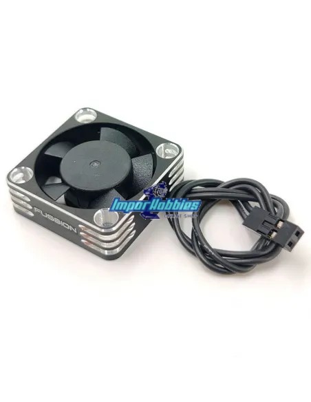 Ventilador de aluminio para motor eléctrico 28000rpm 30x30mm 5V-8V conector JST Bec Fussion FS-PF30S - Ventiladores universales 