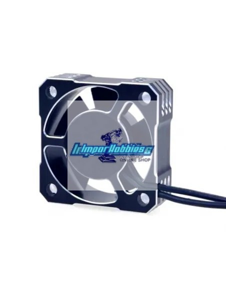 Ventilador de aluminio para motor eléctrico 28000rpm 30x30mm 5V-8V conector JST Bec Fussion FS-PF30S - Ventiladores universales 