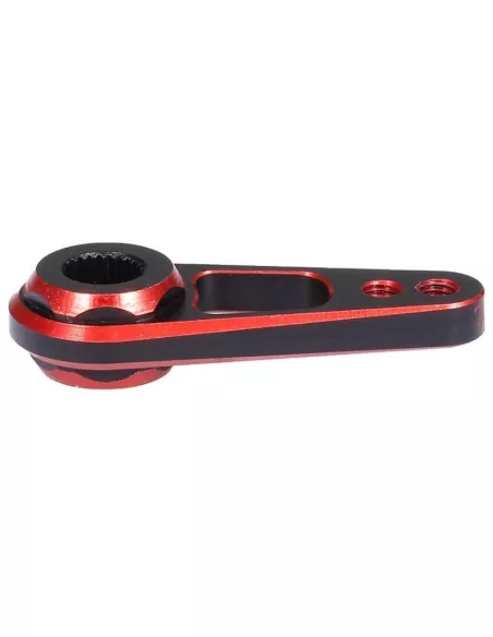 Aluminum Steering Servo Horn Black-Red 25T - Fussion FS-WH020R - Servo Horn & Washer