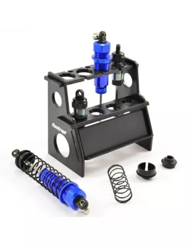 Damper Pits Stand whith Magnetic - Black 1/10 & 1/8 Scale Fastrax FAST90SBK - Shock Set Tools