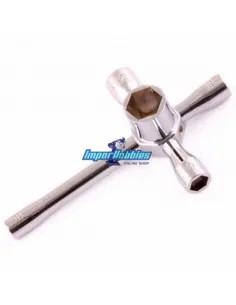 Wheel & Glow Plug Wrench 5 Measures 8-9-10-12-17mm Fussion FS-AT030 - Fussion Tools