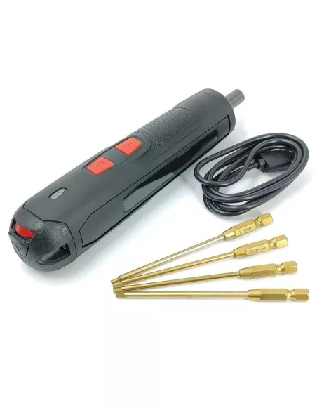 Electric Screwdriver - 2000mah Adjustable With Tips - Fussion FS-AV002 - Fussion Tools