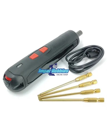 Tournevis électrique Pro réglable 2000mah avec embouts Fussion FS-AV002 - Outils Fussion