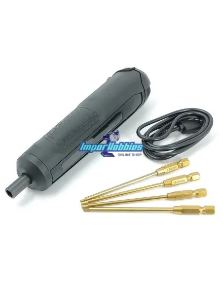 Tournevis électrique Pro réglable 2000mah avec embouts Fussion FS-AV002 - Outils Fussion