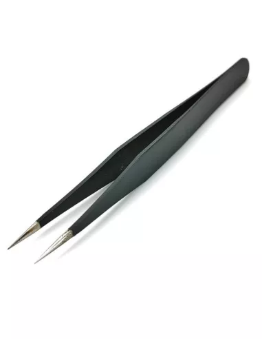 Straight Tweezer - Black Fussion FS-AC001 - Fussion Tools