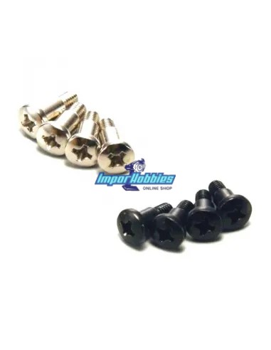 Tornillos manguetas (4+4 Uds.) Kyosho Fazer / Dirt Hog / Rage VE / Mad Bug FA021 - Kyosho Fazer GP - Repuesto y opciones