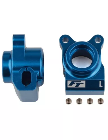 Aluminum Rear Hubs - Blue (2 U.) Team Associated RC10 B6.2 / B6.2D / B6.3 / B6.3D AS91877 - Team Associated B6.2 Team Kit - Spar