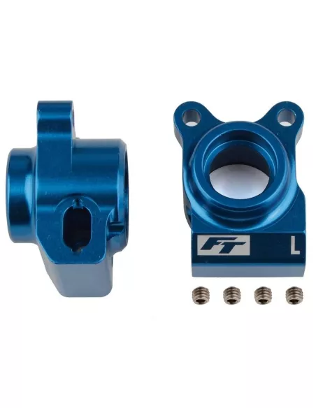 Aluminum Rear Hubs - Blue (2 U.) Team Associated RC10 B6.2 / B6.2D / B6.3 / B6.3D AS91877 - Team Associated B6.2 Team Kit - Spar