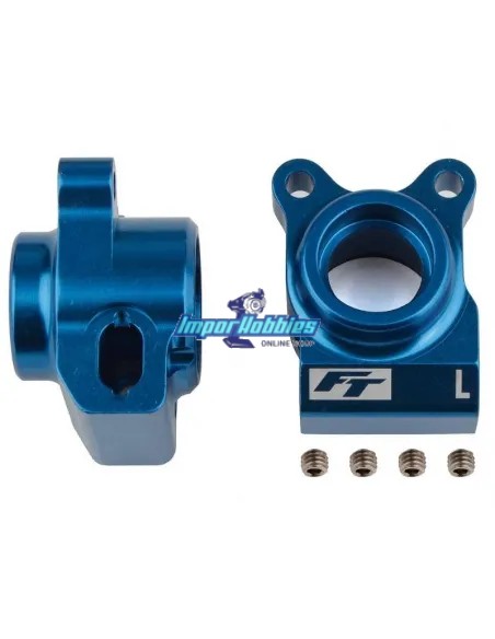 Manguetas traseras aluminio (2 Uds.) Team Associated B6.2 / B6.2D / B6.3 / B6.3D AS91877 - Team Associated B6.2 Team Kit - Repue