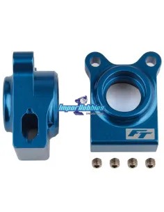 Manguetas traseras aluminio azules (2 Uds.) Team Associated B74 / B74.1 / B74.1D / SC6.2 / T6.2 AS92270 - Team Associated B74.1 
