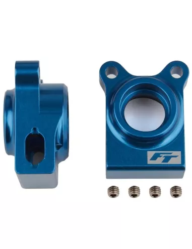 Aluminum Rear Hubs - Blue (2 U.) Team Associated B74 / B74.1 / B74.1D / SC6.2 / T6.2 AS92270 - Team Associated B74.1 Carpet Kit 