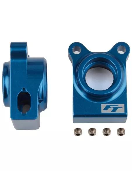 Aluminum Rear Hubs - Blue (2 U.) Team Associated B74 / B74.1 / B74.1D / SC6.2 / T6.2 AS92270 - Team Associated B74.1 Carpet Kit 