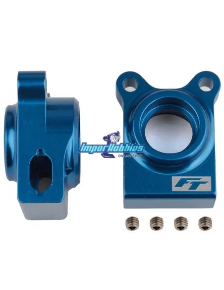 Fusées arrières en aluminium bleu (2 U.) Team Associated B74 / B74.1 / B74.1D / SC6.2 / T6.2 AS92270 - Team Associated B74.1 Car