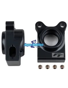 Fusées arrières en aluminium noir (2 U.) Team Associated RC10 B74 / B74.1 / B74.1D / SC6.2 / T6.2 AS92271 - Team Associated B74.