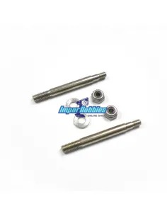 Vástago amortiguador trasero (2 Uds.) KM Racing HK-1 HK305RS - KM H-K1 - Ultimas Unidades - En Liquidación