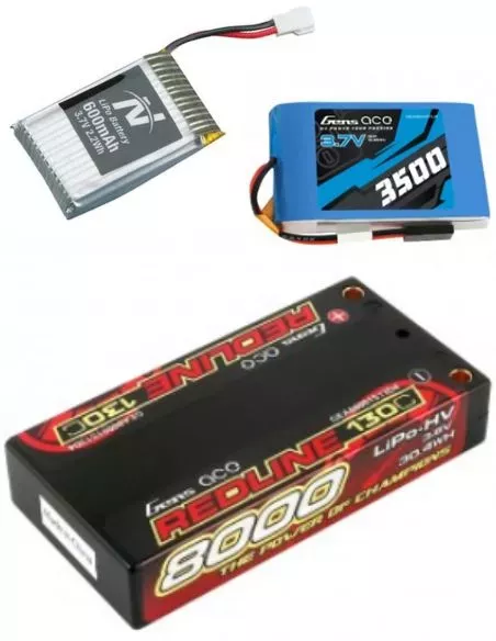 Lipo Batteries - 1S - 3.7V & 3.8V HV