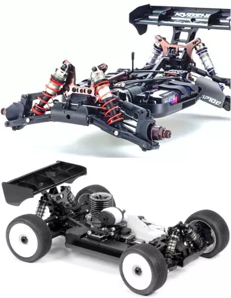 Coches RC Escala 1/8 Buggy Nitro & Electrico Kit de Competición - Solo Chasis
