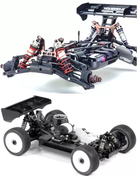 RC Cars 1/8 Scale Nitro & Electric Buggy Off-Road Kit Competition - Mounting Chassis